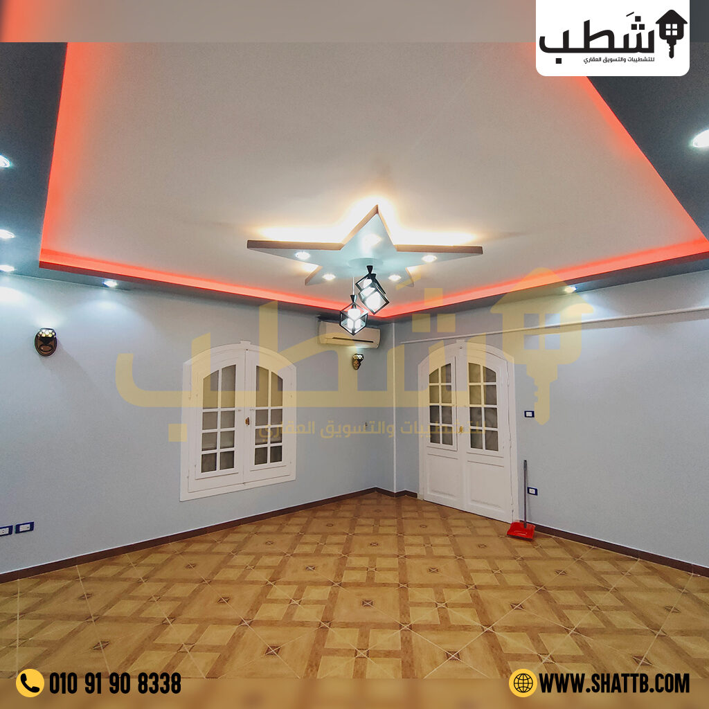 مشروع تشطيب شقة في اكتوبر الحي الخامس
